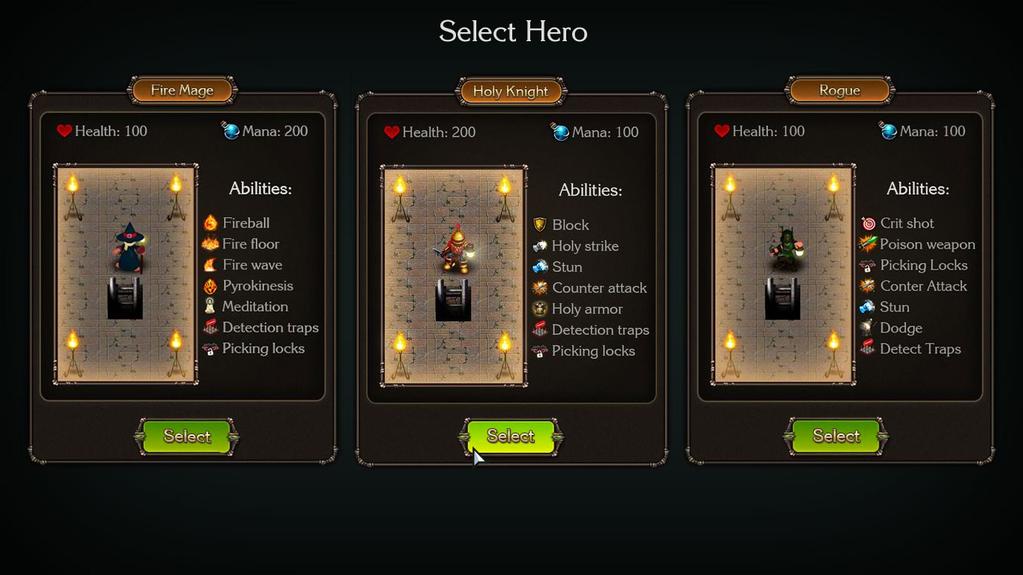 New UI of Dungeon of Gain by @Defroids using HaxeFlixel dungeon of gain ui